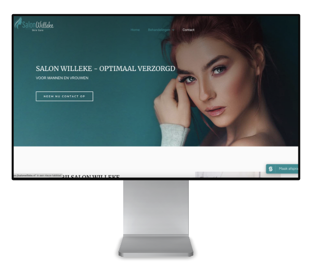 Website laten maken Geldrop Salonwilleke