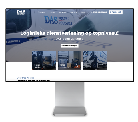 Website laten maken Veldhoven Das koeriers