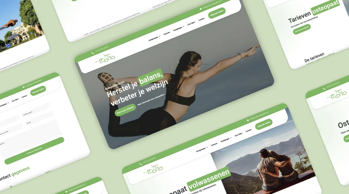 Website ontwikkeling Motio