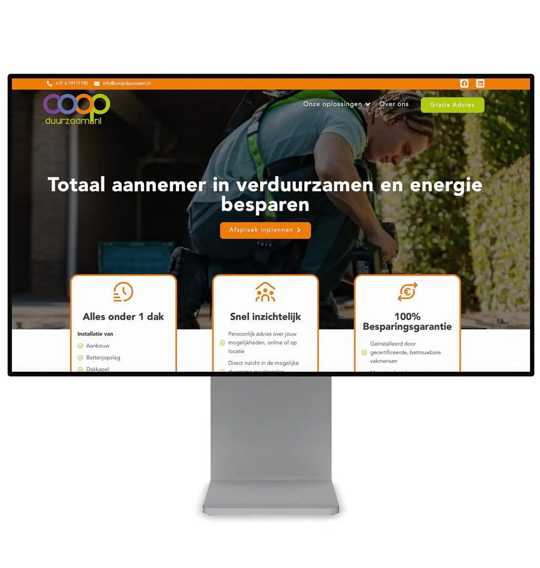 Website laten maken eindhoven voor Coopduurzaam