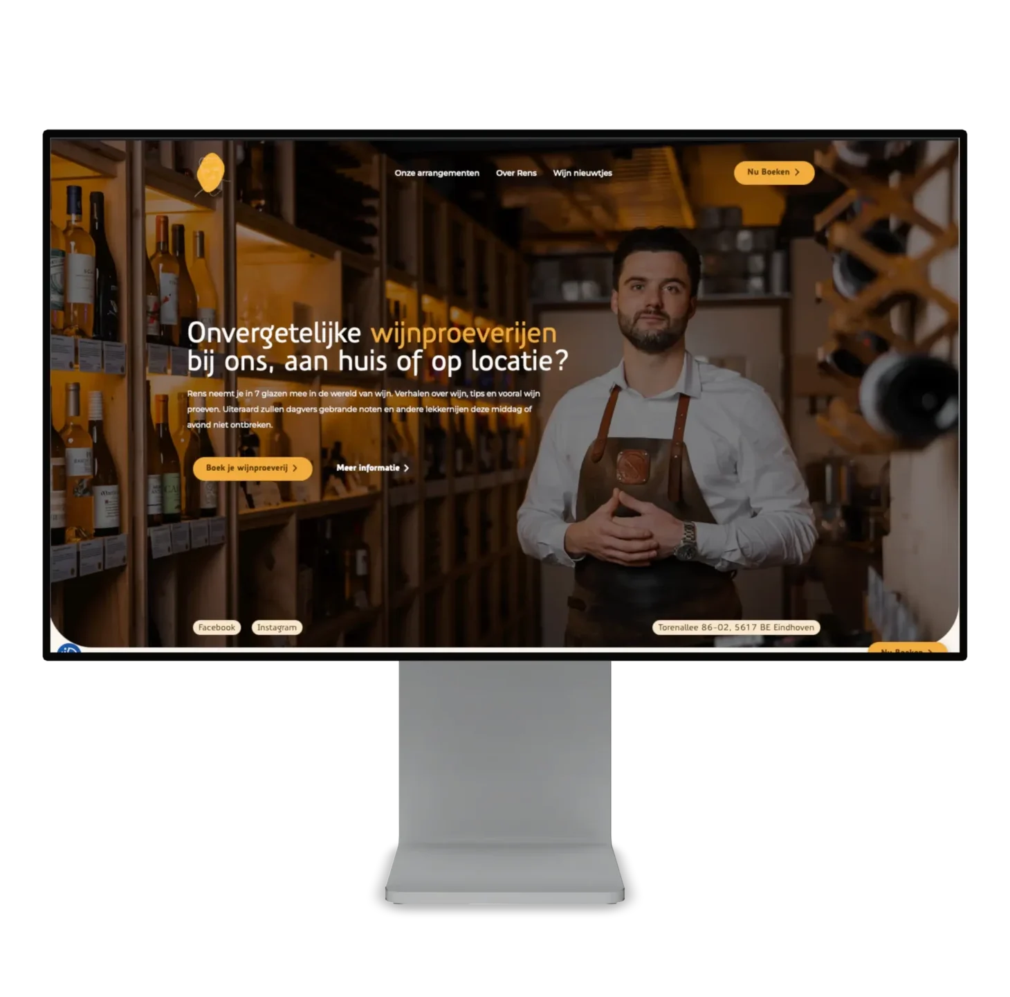 Website laten maken eindhoven voor wijnproeven met rens